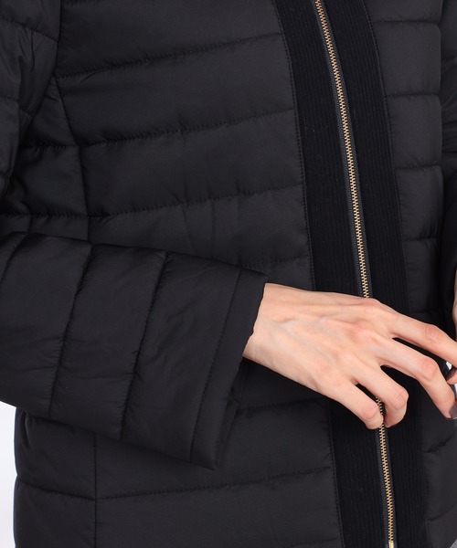 GALLORIA（ギャローリア）の「パイピング使い薄中綿ジャケット（その他アウター・レディース・ブラック/ベージュ・S/M/L/LL）」の6枚目の写真