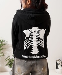 #MEMORY（メモリー）の「【MEMORY】ボーンハート ジップパーカー / Bone Heart Zip Hoodie（パーカー）」