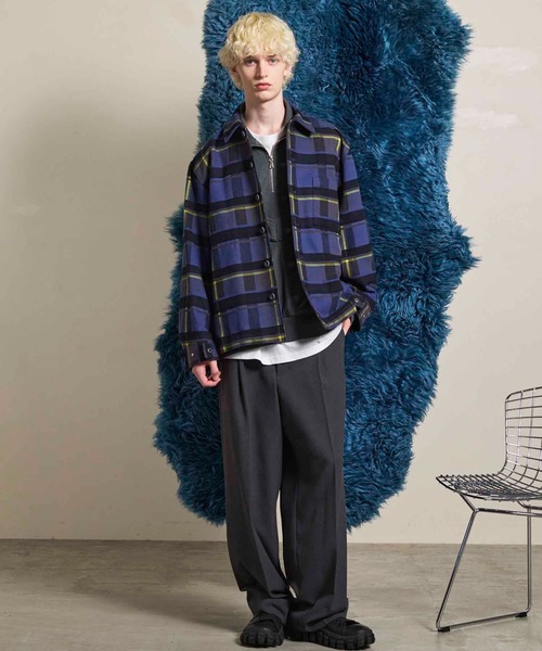 MAISON SPECIAL(メゾンスペシャル)の「《UNISEX》POLATEC Prime-Over Half-zip Fleece Blouson/ポーラテックプライムオーバーハーフジップフリースブルゾン【MAISON SPECIAL/メゾンスペシャル】(スウェット・メンズ・ブラック/グレイッシュベージュ/ブラウン/チャコールグレー・0/1/2)」の6枚目の写真