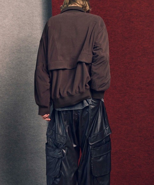 MAISON SPECIAL(メゾンスペシャル)の「《UNISEX》POLATEC Prime-Over Half-zip Fleece Blouson/ポーラテックプライムオーバーハーフジップフリースブルゾン【MAISON SPECIAL/メゾンスペシャル】(スウェット・メンズ・ブラック/グレイッシュベージュ/ブラウン/チャコールグレー・0/1/2)」の18枚目の写真