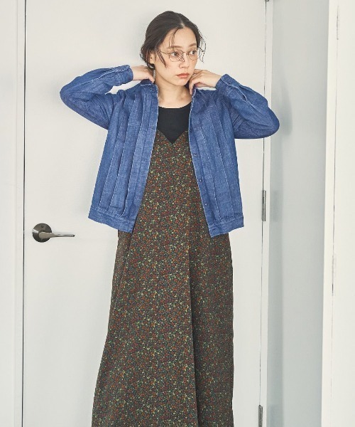 and myera(アンド マイラ)の「and myera デニムのシャツジャケット(デニムジャケット・レディース・ブルー・L/M/S)」の7枚目の写真