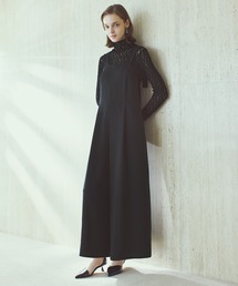 STRAWBERRY-FIELDS | ドビークロス_バックディテールコンビネゾン(パンツドレス)