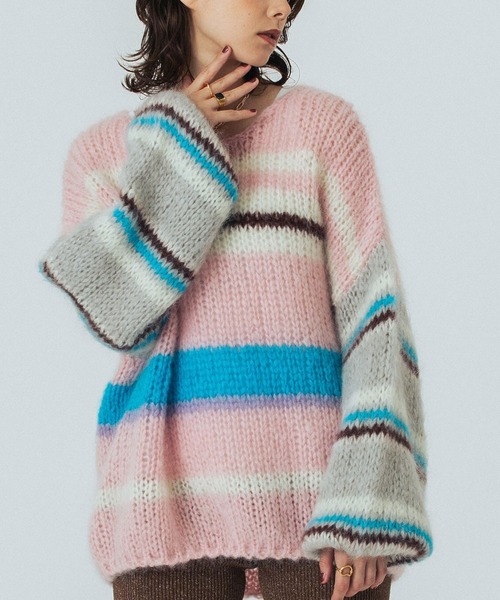 mici)CHUNKY SWEATER（ニット/セーター）｜ROSE BUD（ローズバッド）の