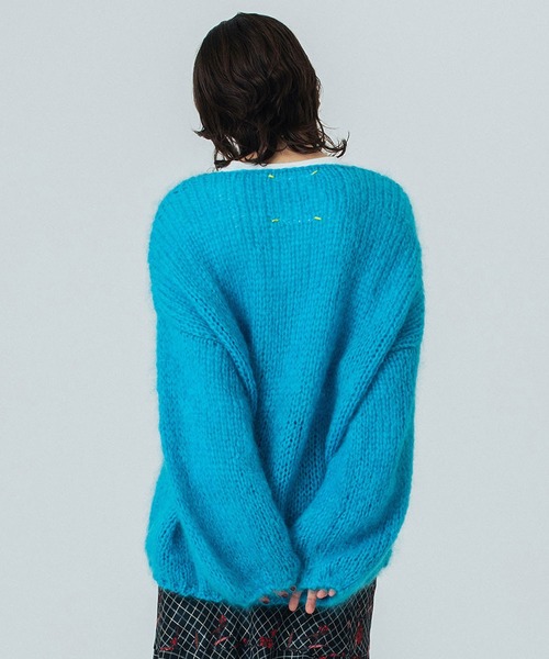 ROSE BUD(ローズバッド)の「(mici)CHUNKY SWEATER(ニット/セーター・レディース・ピンク/ブルー/ブラウン・ONE SIZE)」の14枚目の写真
