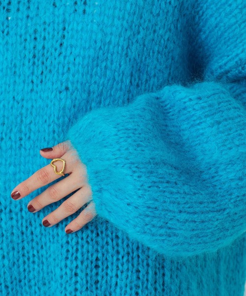 ROSE BUD(ローズバッド)の「(mici)CHUNKY SWEATER(ニット/セーター・レディース・ピンク/ブルー/ブラウン・ONE SIZE)」の16枚目の写真