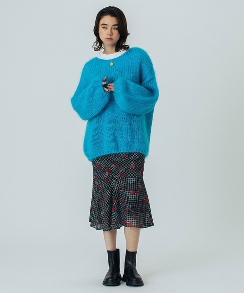 ROSE BUD(ローズバッド)の「(mici)CHUNKY SWEATER(ニット/セーター・レディース・ピンク/ブルー/ブラウン・ONE SIZE)」の18枚目の写真