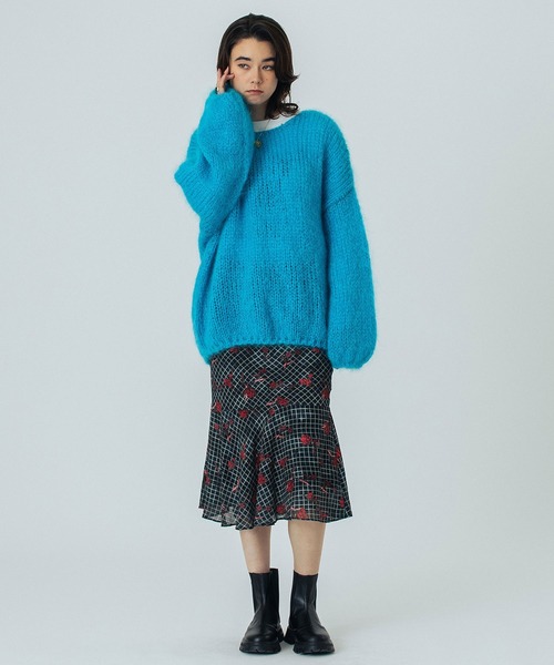 ROSE BUD(ローズバッド)の「(mici)CHUNKY SWEATER(ニット/セーター・レディース・ピンク/ブルー/ブラウン・ONE SIZE)」の20枚目の写真