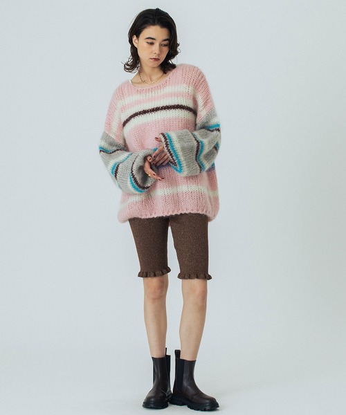 mici)CHUNKY SWEATER（ニット/セーター）｜ROSE BUD（ローズバッド）の