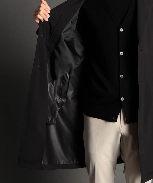 MONSIEUR NICOLE(ムッシュニコル)の「【ex/tra】Olmetex チェスターコート(チェスターコート・メンズ・ネイビー/ベージュ/ブラック・MEDIUM/LARGE/X-LARGE)」の12枚目の写真