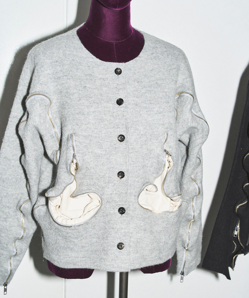 セール】PILLINGS INSIDE ZIP CARDIGAN 4210400133：ニット（ニット