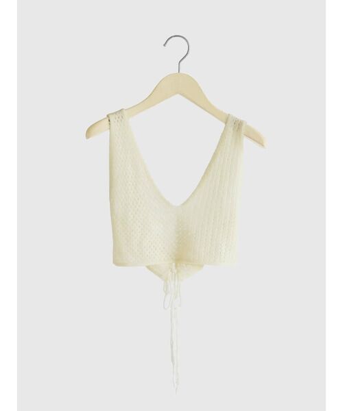 FIKA.(フィーカ)の「Knit bra top(その他トップス・レディース・ブラウン/オフホワイト/レッド・FREE)」の9枚目の写真