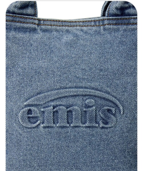 EMIS（イミス）の「LOGO EMBOSSED DENIM TOTE BAG（トートバッグ・レディース・グレー/ブルー・FREE）」の15枚目の写真