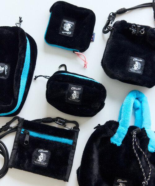 COBMASTER(コブマスター)の「Cobmaster/コブマスター 別注Fluffy square pouch S(ポーチ・メンズ・ブラック/ピンク/グリーン/ラベンダー/ベージュ・ONE SIZE)」の11枚目の写真