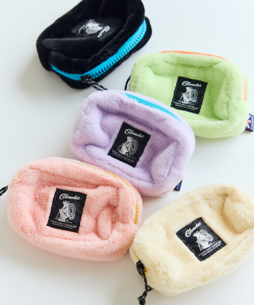 COBMASTER(コブマスター)の「Cobmaster/コブマスター 別注Fluffy square pouch S(ポーチ・メンズ・ブラック/ピンク/グリーン/ラベンダー/ベージュ・ONE SIZE)」の15枚目の写真