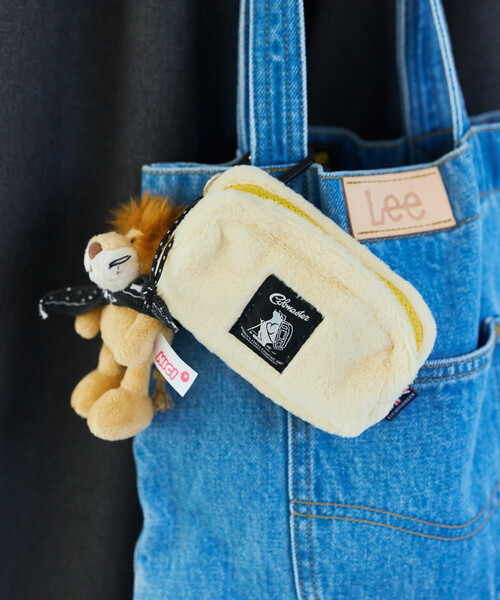 COBMASTER(コブマスター)の「Cobmaster/コブマスター 別注Fluffy square pouch S(ポーチ・メンズ・ブラック/ピンク/グリーン/ラベンダー/ベージュ・ONE SIZE)」の17枚目の写真