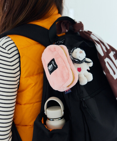 COBMASTER(コブマスター)の「Cobmaster/コブマスター 別注Fluffy square pouch S(ポーチ・メンズ・ブラック/ピンク/グリーン/ラベンダー/ベージュ・ONE SIZE)」の18枚目の写真