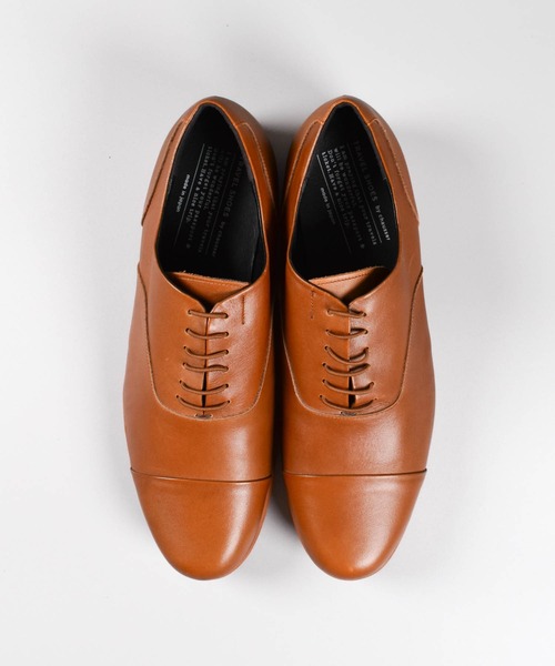 chausser（ショセ）の「【KS】【TRAVEL SHOES by chausser/トラベルシューズバイショセ】レースアップタイプ レザー シューズ（ドレスシューズ・メンズ・ホワイト/ブラウン・44/40）」の6枚目の写真