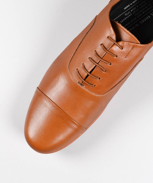 chausser（ショセ）の「【KS】【TRAVEL SHOES by chausser/トラベルシューズバイショセ】レースアップタイプ レザー シューズ（ドレスシューズ・メンズ・ホワイト/ブラウン・44/40）」の8枚目の写真