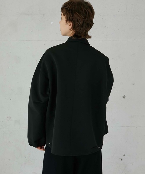 LA PEAU DE GEM（ラポドゥジェム）の「【LA PEAU DE GEM】3D pocket blouson/3Dポケットブルゾン（ブルゾン・レディース・ブラック/アイボリー・2/3）」の16枚目の写真