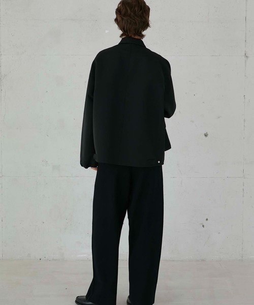 LA PEAU DE GEM（ラポドゥジェム）の「【LA PEAU DE GEM】3D pocket blouson/3Dポケットブルゾン（ブルゾン・レディース・ブラック/アイボリー・2/3）」の22枚目の写真