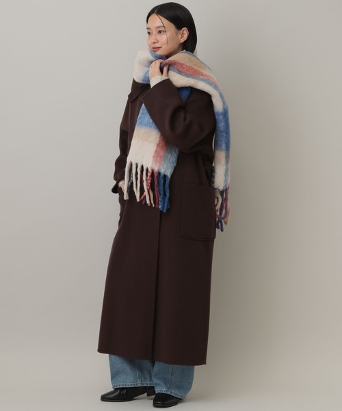 A part by(アパートバイ)の「【セレクト】THE BAGMATI_チェックマフラー(マフラー・レディース・ブルー/グリーン・FREE)」の8枚目の写真