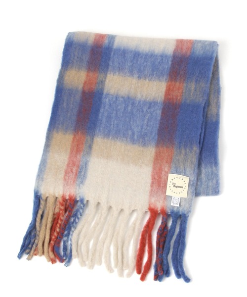 A part by(アパートバイ)の「【セレクト】THE BAGMATI_チェックマフラー(マフラー・レディース・ブルー/グリーン・FREE)」の12枚目の写真