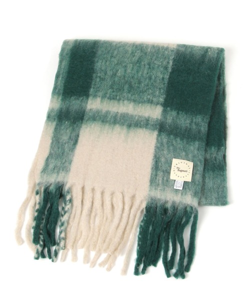 A part by(アパートバイ)の「【セレクト】THE BAGMATI_チェックマフラー(マフラー・レディース・ブルー/グリーン・FREE)」の17枚目の写真