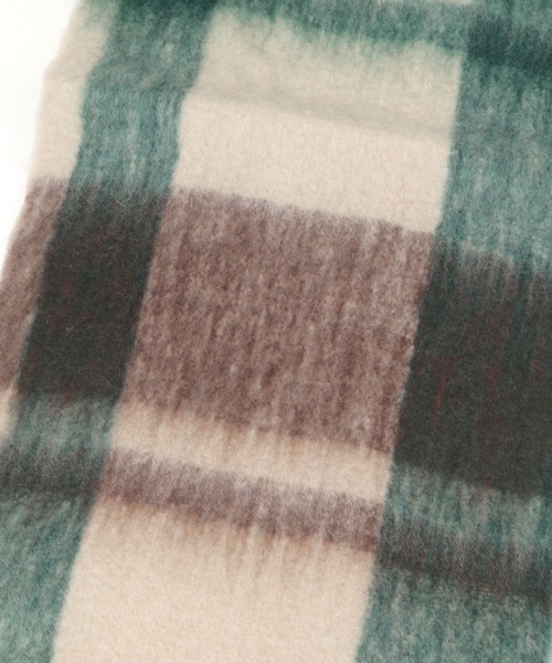 A part by(アパートバイ)の「【セレクト】THE BAGMATI_チェックマフラー(マフラー・レディース・ブルー/グリーン・FREE)」の18枚目の写真