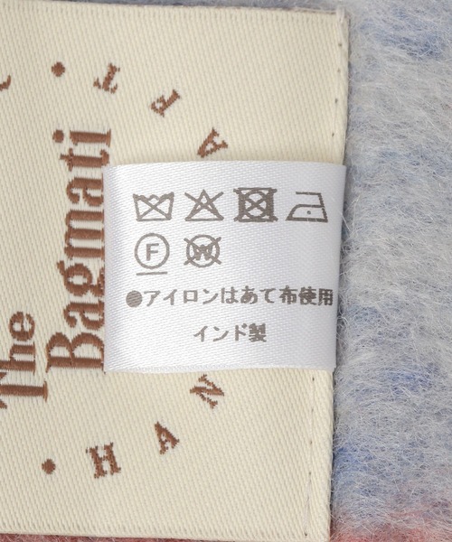 A part by(アパートバイ)の「【セレクト】THE BAGMATI_チェックマフラー(マフラー・レディース・ブルー/グリーン・FREE)」の20枚目の写真