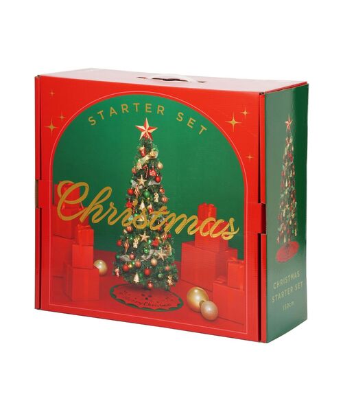クリスマスツリー スターターセット 150cm グリーン（インテリア雑貨