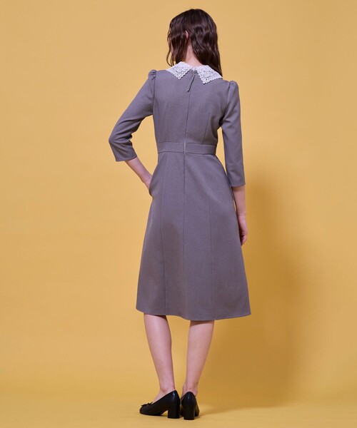 TOCCA(トッカ)の「SWEET TEA TIME LACE ドレス(ワンピース・レディース・ライトグレー系/ネイビー系/ブラック系・4/2/0/6)」の17枚目の写真