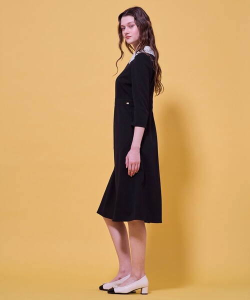 TOCCA(トッカ)の「SWEET TEA TIME LACE ドレス(ワンピース・レディース・ライトグレー系/ネイビー系/ブラック系・4/2/0/6)」の20枚目の写真