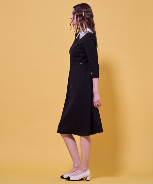 TOCCA(トッカ)の「SWEET TEA TIME LACE ドレス(ワンピース・レディース・ライトグレー系/ネイビー系/ブラック系・4/2/0/6)」の21枚目の写真