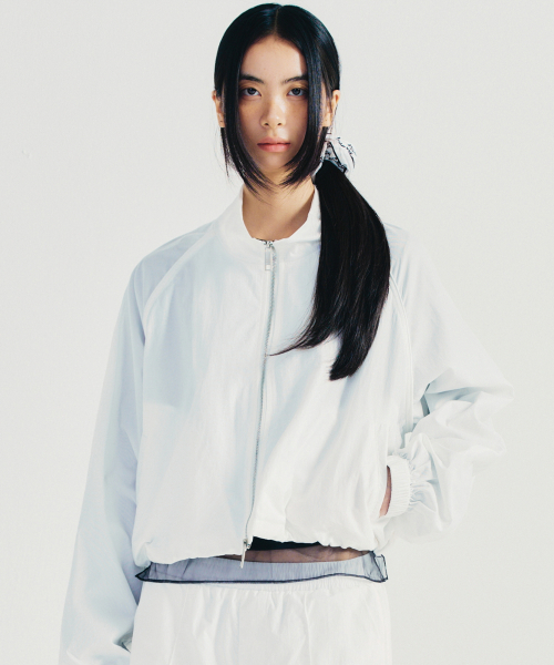 NICK&NICOLE(ニックアンドニコール)の「UTILITY GROOVY COATING JUMPER_IVORY(ナイロンジャケット・レディース・その他・FREE)」の2枚目の写真
