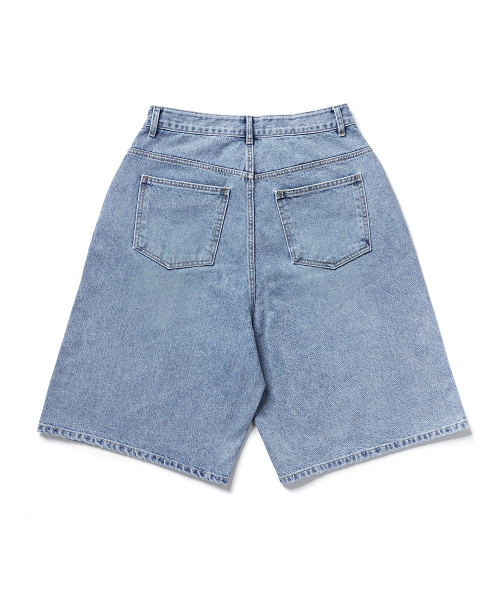 GAKKAI UNIONS(ガッカイユニオンズ)の「デニムバミューダパンツライトインディゴ(その他パンツ・レディース・その他・MEDIUM/LARGE/SMALL)」の3枚目の写真
