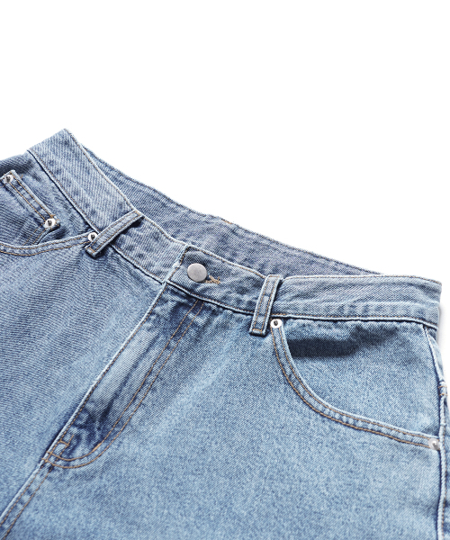 GAKKAI UNIONS(ガッカイユニオンズ)の「デニムバミューダパンツライトインディゴ(その他パンツ・レディース・その他・MEDIUM/LARGE/SMALL)」の5枚目の写真