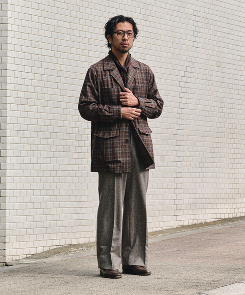 Fumiya Hirano(フミヤヒラノ) 別注 Bloomsbury Flare トラウザー