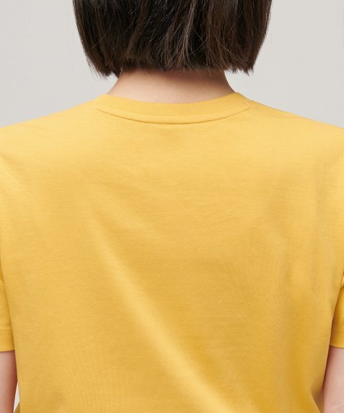 MUSINSA STANDARD WOMAN（ムシンサスタンダードウーマン）の「[クールタンダード] ウィメンズ クルーネック クロップTシャツ [メロウイエロー]（Tシャツ/カットソー・レディース・その他・SMALL/MEDIUM/LARGE/X-LARGE/X-SMALL）」の4枚目の写真