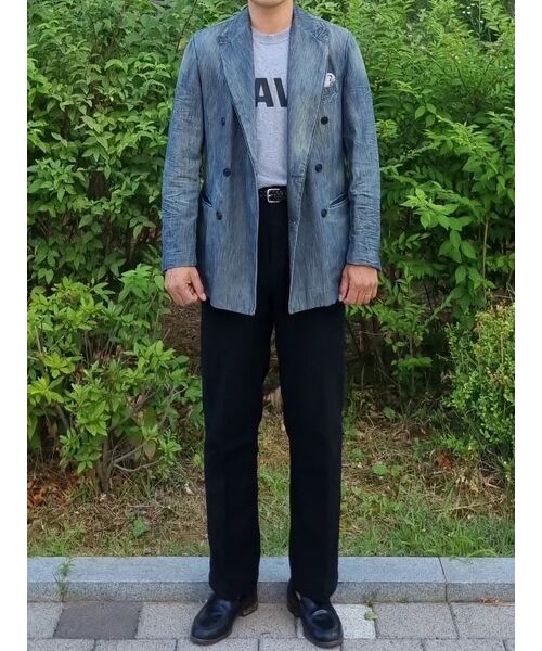MUSINSA STANDARD（ムシンサスタンダード）の「バックサテンオフィサーパンツ[ブラック]（その他パンツ・メンズ・その他・40/38/42/36/34/32/30/31/33/26/27/28/29）」の13枚目の写真