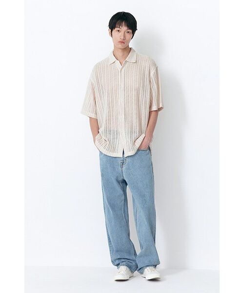 MUSINSA STANDARD（ムシンサスタンダード）の「レギュラーフィットデニムパンツ [スカイブルー]（デニムパンツ・メンズ・その他・40/38/42/36/34/32/30/31/33/26/27/28/29）」の12枚目の写真