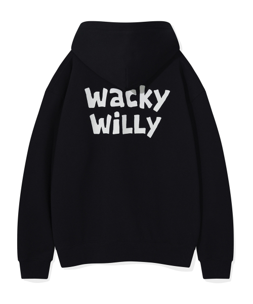 Wacky WiLLy(ワッキーウィリー)の「ワキウィリーサインロゴフードブラック(パーカー・レディース・その他・MEDIUM/LARGE/X-LARGE/SMALL)」の3枚目の写真