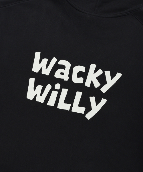 Wacky WiLLy(ワッキーウィリー)の「ワキウィリーサインロゴフードブラック(パーカー・レディース・その他・MEDIUM/LARGE/X-LARGE/SMALL)」の7枚目の写真