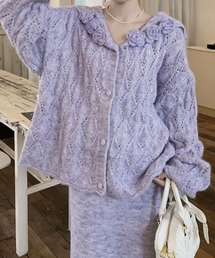 透かし編み」に該当するレディースのカーディガン/ボレロ