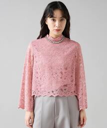 シャツ/ブラウス（ピンク/桃色系・レース）ファッション通販 - ZOZOTOWN