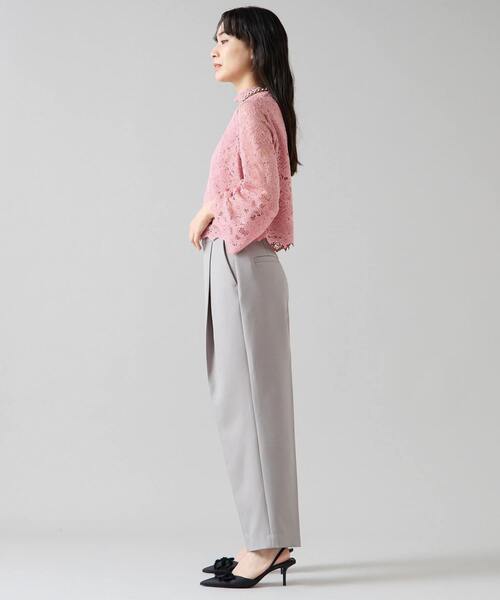 Tiara（ティアラ）の「ハイネックレースブラウス（シャツ/ブラウス・レディース・ピンク/ブルー/アイボリー・FREE）」の10枚目の写真