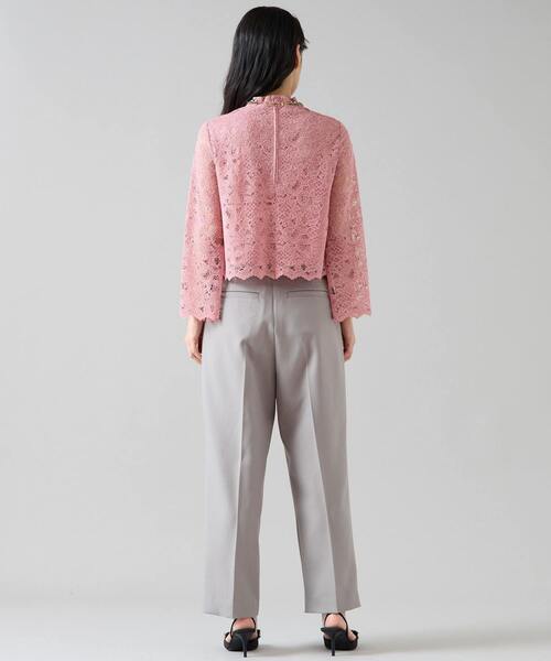 Tiara（ティアラ）の「ハイネックレースブラウス（シャツ/ブラウス・レディース・ピンク/ブルー/アイボリー・FREE）」の11枚目の写真