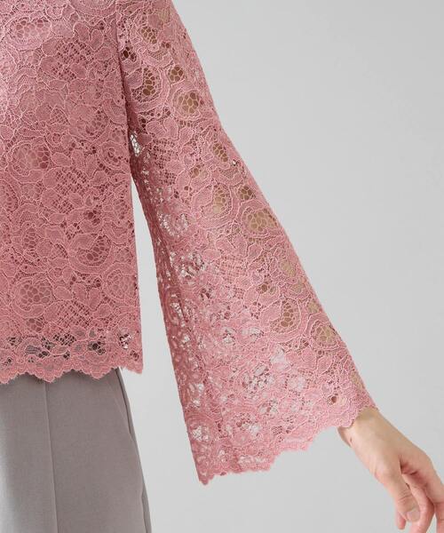 Tiara（ティアラ）の「ハイネックレースブラウス（シャツ/ブラウス・レディース・ピンク/ブルー/アイボリー・FREE）」の15枚目の写真