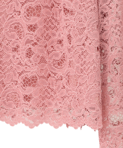 Tiara（ティアラ）の「ハイネックレースブラウス（シャツ/ブラウス・レディース・ピンク/ブルー/アイボリー・FREE）」の20枚目の写真