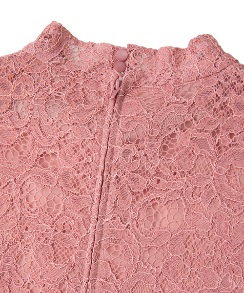 Tiara（ティアラ）の「ハイネックレースブラウス（シャツ/ブラウス・レディース・ピンク/ブルー/アイボリー・FREE）」の21枚目の写真