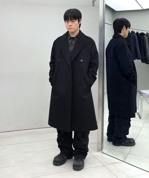 INSILENCE（インサイロンス）の「カシミアダブルロングコートBLACK（チェスターコート・レディース・その他・LARGE/MEDIUM/SMALL）」の16枚目の写真